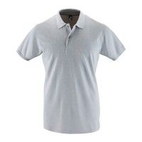 POLO PIQUÉ M/M 3 BOT PERFECT MEN 11346 CINZA PURO
